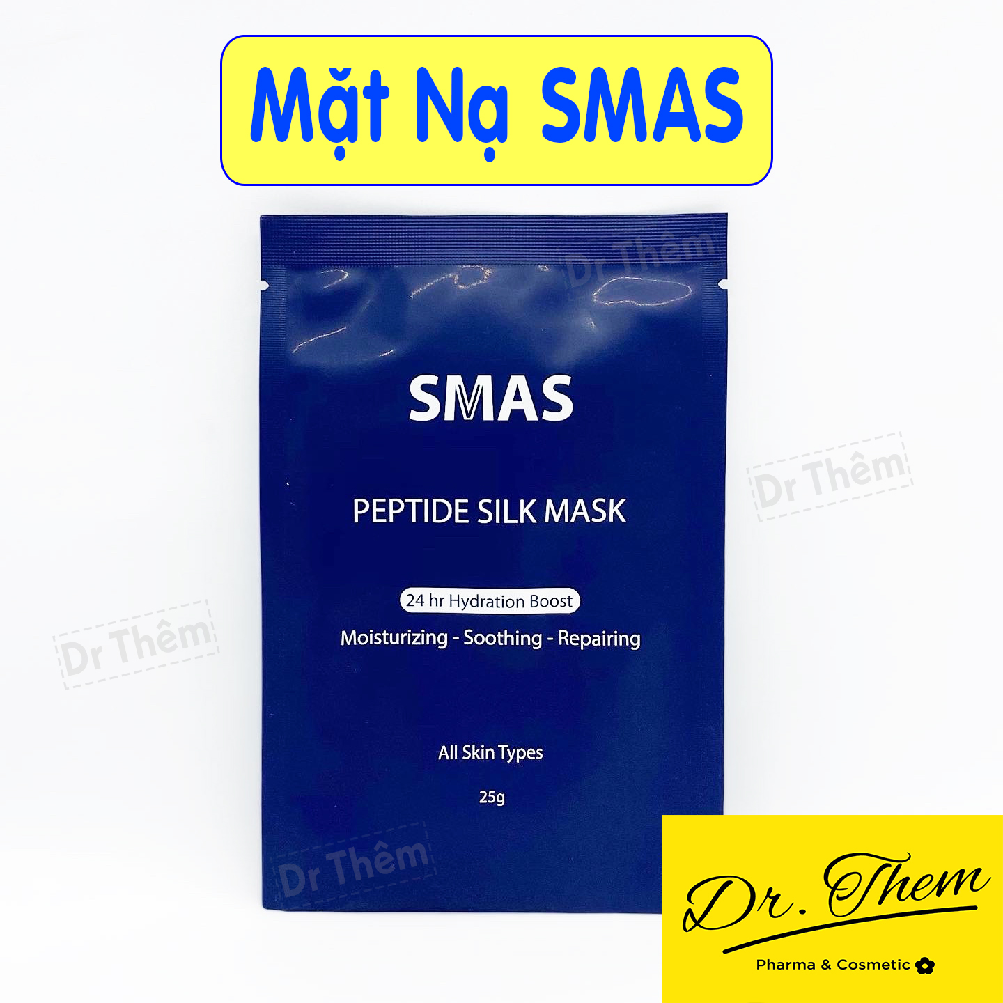 [6-11/12 VOUCHER GIẢM 8%][CHÍNH HÃNG] Mặt Nạ Dưỡng Và Phục Hồi Da SMAS Peptide Silk Mask 25g