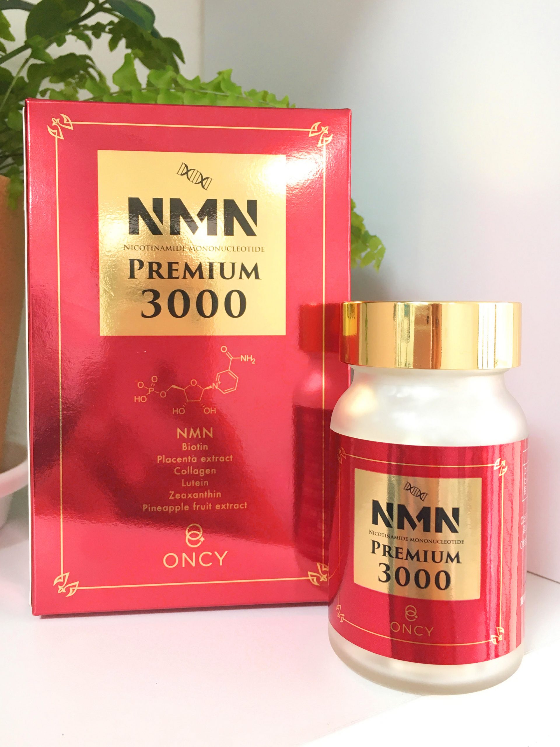 Viên uống NMN Premium 3000+ 60 viên Nhật Bản, Hỗ trợ làm đẹp da &amp; sức khỏe, Viên NMN 3000+ giúp da sáng mịn