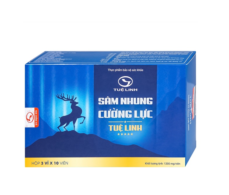 Combo 2 hộp Viên uống tăng cường sinh lý Sâm Nhung Cường Lực Tuệ Linh - Giúp bổ thận trá.ng dươ.ng , tăng cường sinh lý , cải thiện sinh lý nam.
