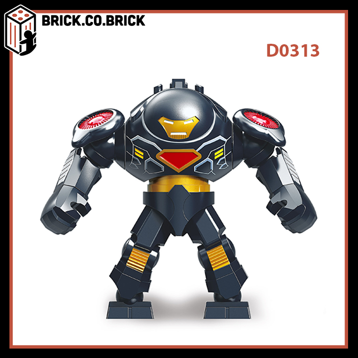 Đồ chơi lắp ráp minifigures và Nhân vật Black Anti Hulk Super heroes Iron Man Marvels Decool 0313