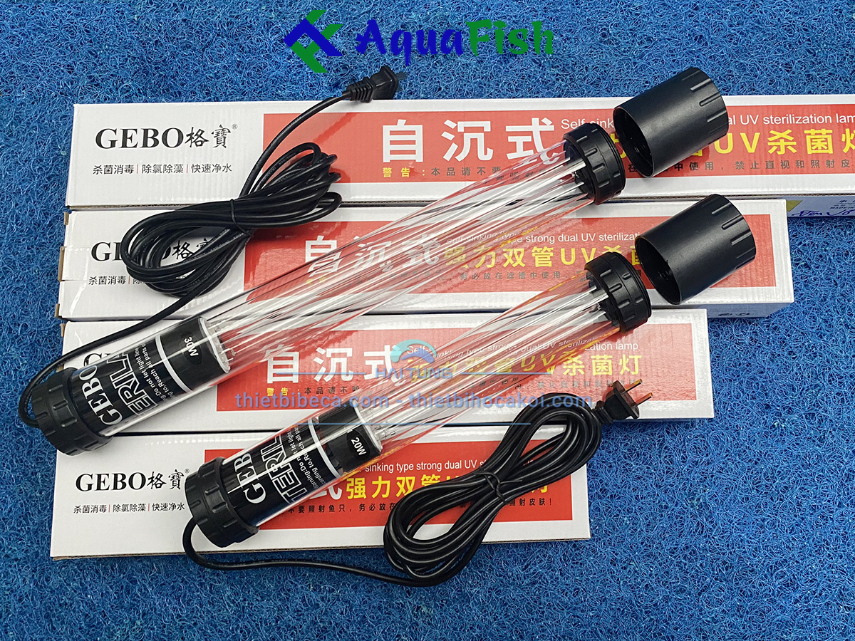 Đèn UV Diệt Tảo Cho Hồ Cá Koi Gebo 30W, 40W, 55W, 75W, 100W (đèn UV tạo tia cực tím diệt tảo hồ cá)