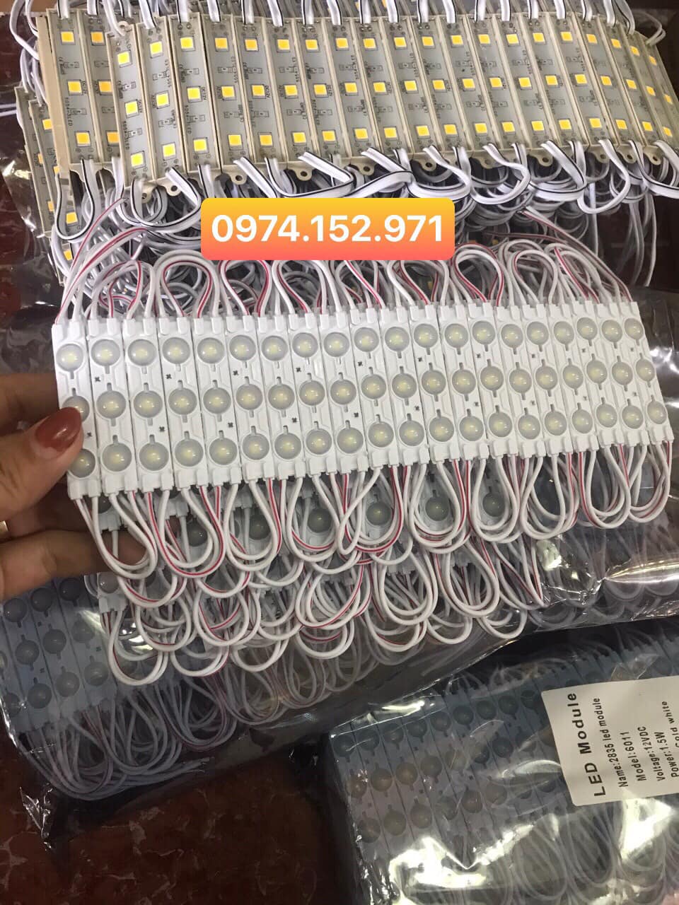 Led hắt 3 bóng mắt lồi điện 12V loại siêu sáng