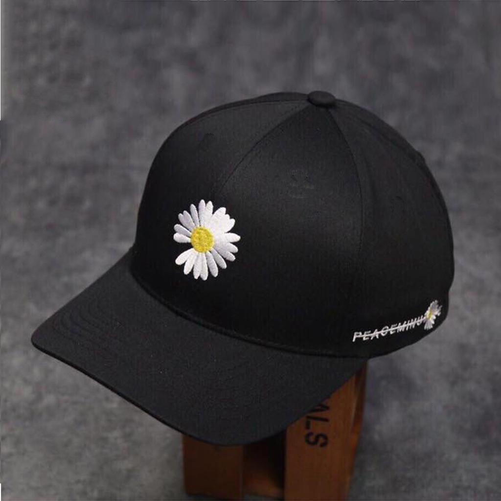 Mũ lưỡi trai nam nữ thêu hoa cúc siêu đẹp - kiểu dáng thời trang theo xu hướng mới nhất