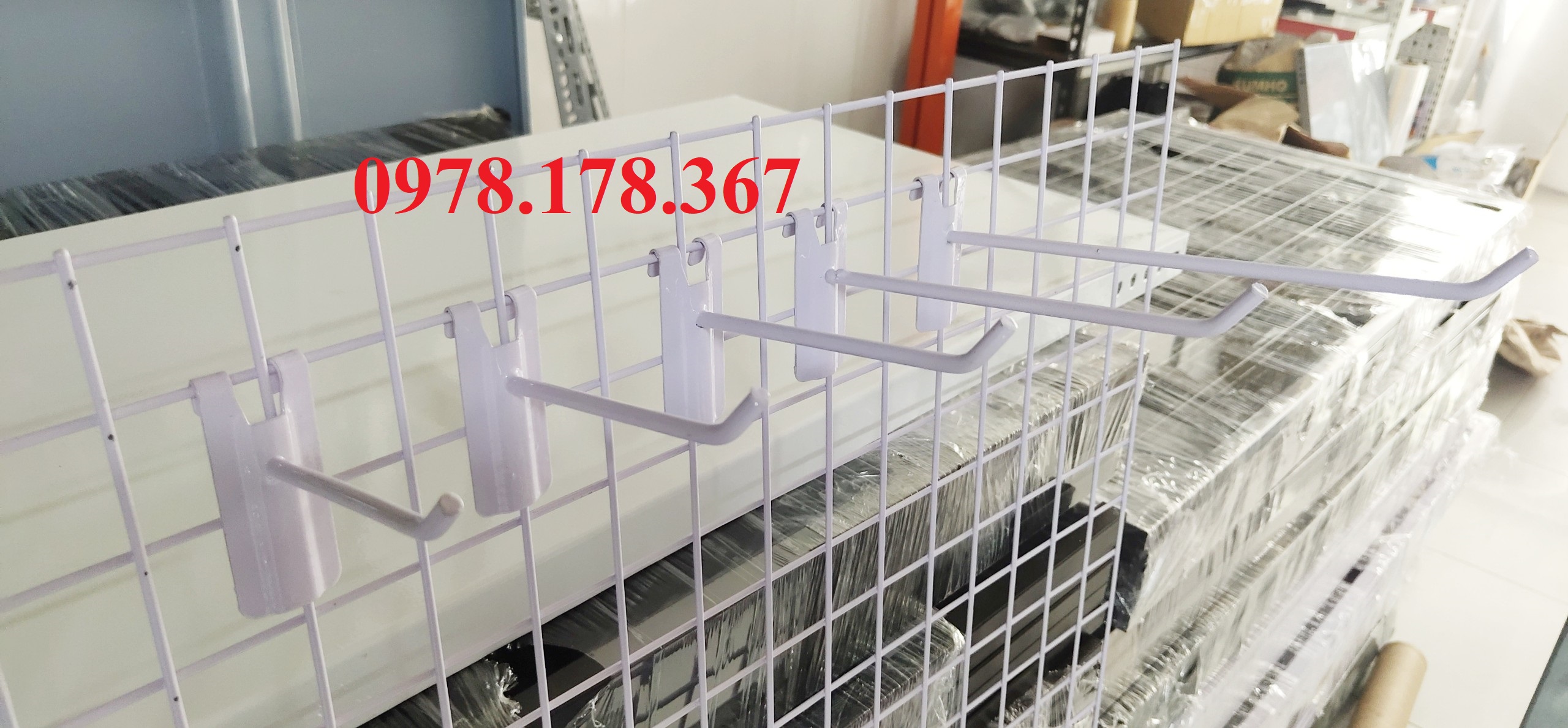 Móc lưới treo phụ kiện sơn tĩnh điện cao cấp