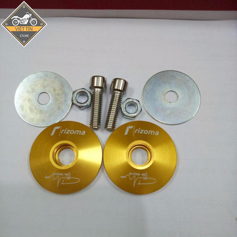 1 đôi núm bịt gương xe máy mẫu mới 2019 màu vàng kc44 - việt tín