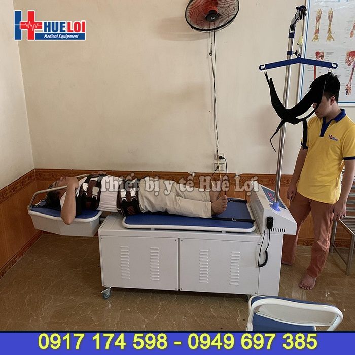 Giường kéo giãn cao cấp dành cho phòng khám và bệnh viện, Giường kéo giãn điện, Máy kéo giãn cột sống, Giường tác động cột sống