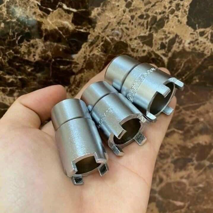 Bộ 3 khẩu tuýp mở nồi côn xe máy dream 16mm wave 19mm future 21mm . thép cnc cao cấp