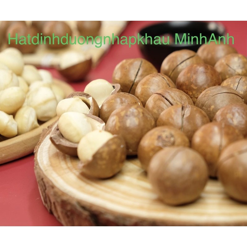 500g Hạt macca nứt vỏ Đắc Lắc Tây Nguyên trắng giòn