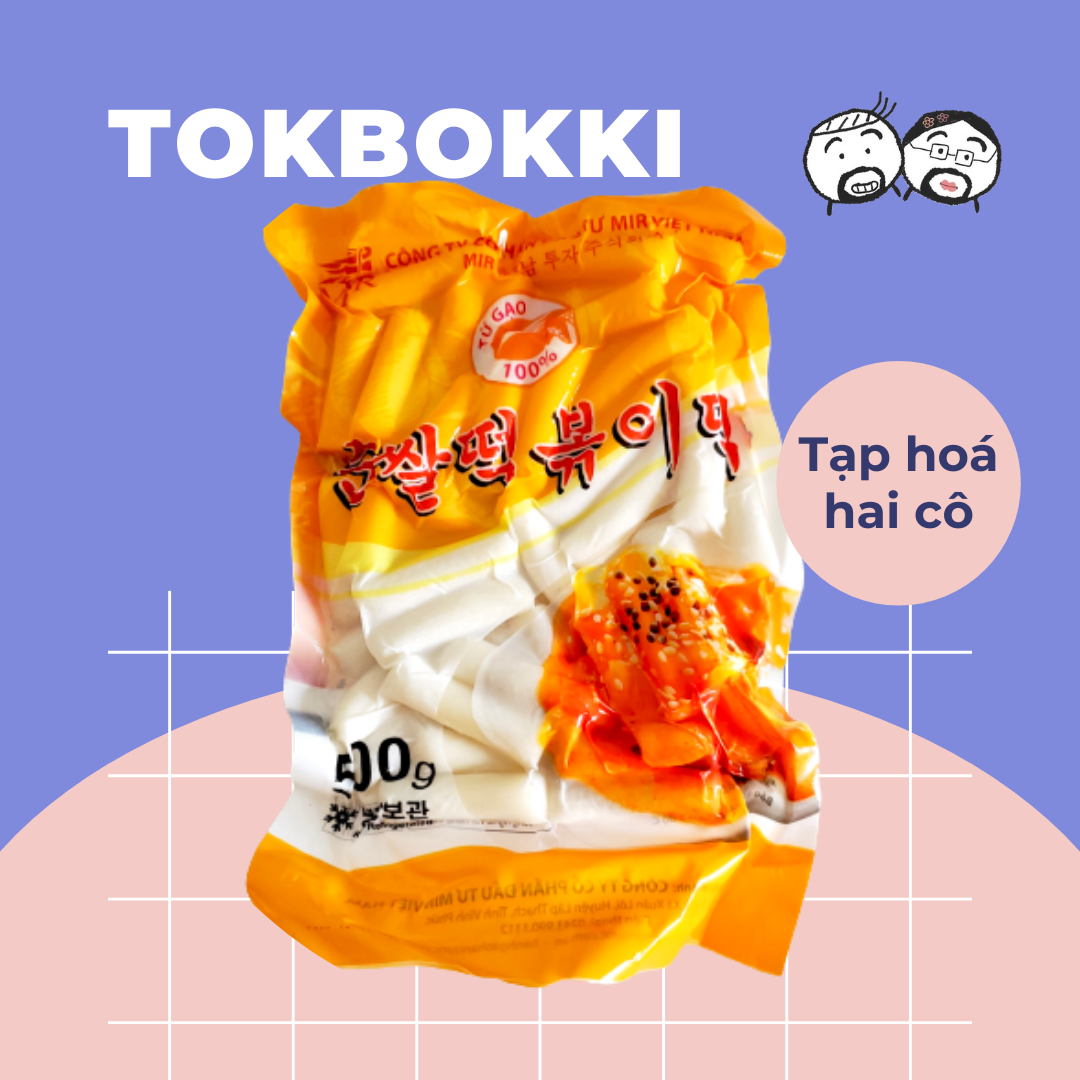 BÁNH GẠO TOKBOKKI TRUYỀN THỐNG HÀN QUỐC 500GR (chỉ ship HN)