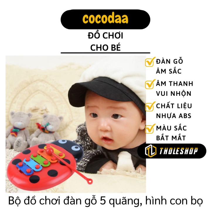 Đàn gõ - Bộ gõ nhạc cụ đồ chơi cho bé - Đồ chơi bọ rùa đàn gõ cho bé - Đồ chơi âm nhạc phát triển cho bé - Đồ chơi nhạc cụ đàn gõ