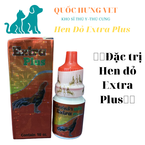 Sản phẩm thái lan hen khò khè extra plus hiệu quả nhanh chóng, hen khò khè khó thở gà đá gà chọi - quốc hưng vet