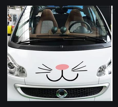 Giảm giá Tem râu mèo cực dễ thương trang trí ô tô - BeeCost