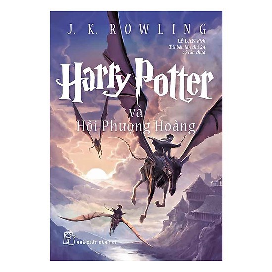 Sách Harry Potter tập 5: Tập 5 của loạt truyện Harry Potter chắc chắn sẽ mang lại cho bạn những cung bậc cảm xúc mới lạ và ly kỳ. Hãy cầm cuốn sách tay và đắm mình vào thế giới phép thuật bí ẩn, đầy sức lôi cuốn của tác giả J.K. Rowling. Sách có bán tại các cửa hàng và trang mua sắm trực tuyến.