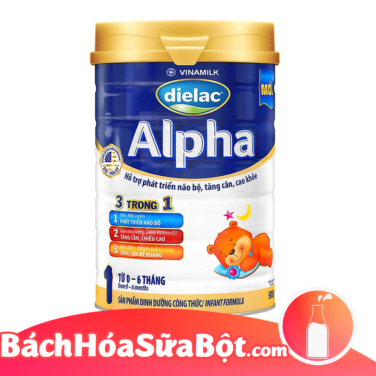 Sữa bột dielac alpha 1 900g