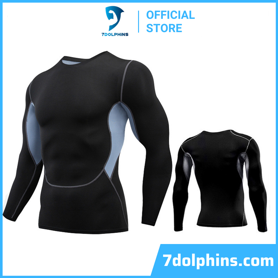 [HCM][Giá hủy diệt] Áo thun nam thể thao body dài tay SPORT AVENUE Áo giữ nhiệt nam cao cấp - GY05