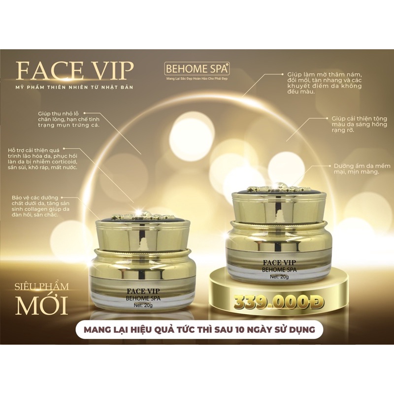 Kem face vip behome spa- freeship