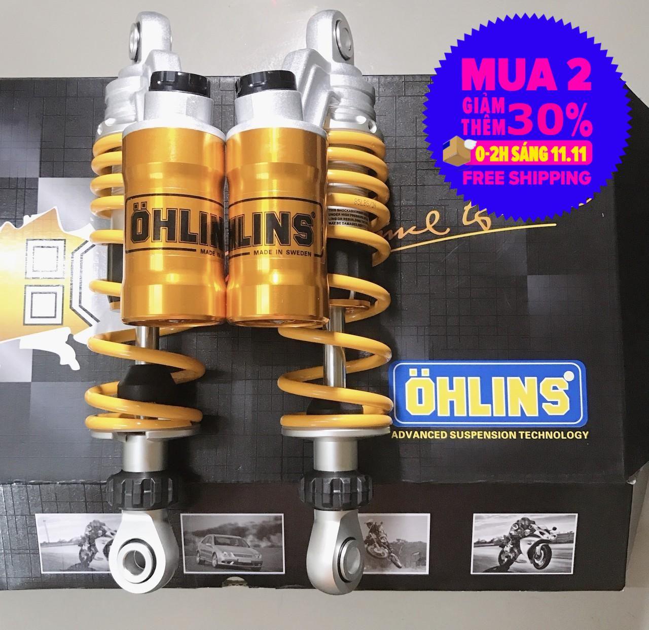 phuộc bình dầu OHLINS VÀNG / XANH ngọc thich hợp cho wave drem sirus jupiter axelo agenla...vv