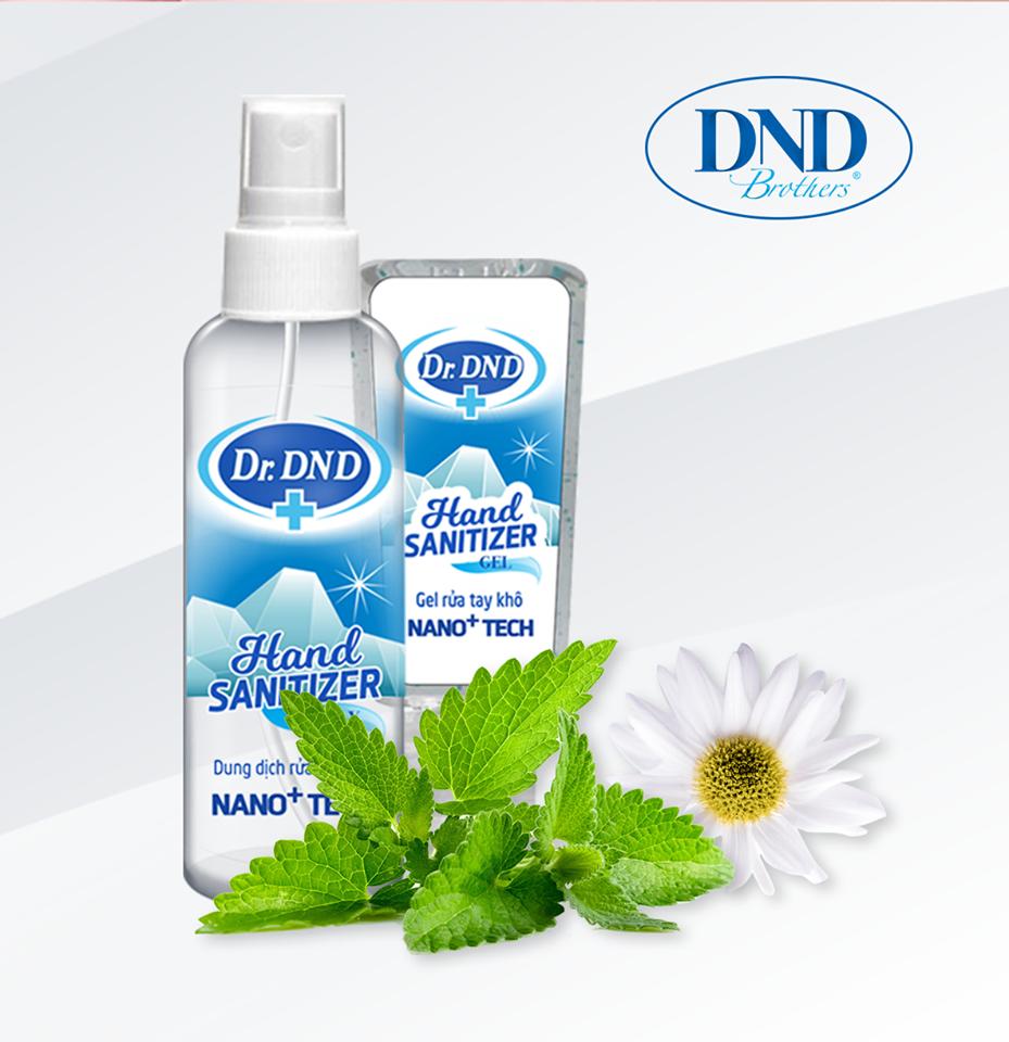 Dung dịch sát khuẩn tay dạng xịt Dr.DND ( 70 ml) |Giúp sát khuẩn, làm sạch tay, khử mùi, giúp da tay mịn màng .( Spray mini  Hand Sanitizer )
