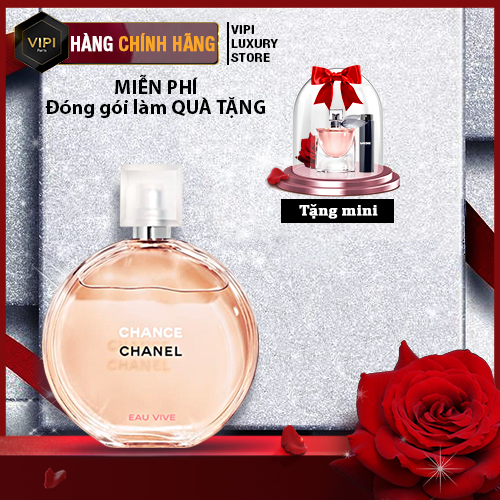 Chanel chance, nước hoa chanel chance eau vive edt 100ml