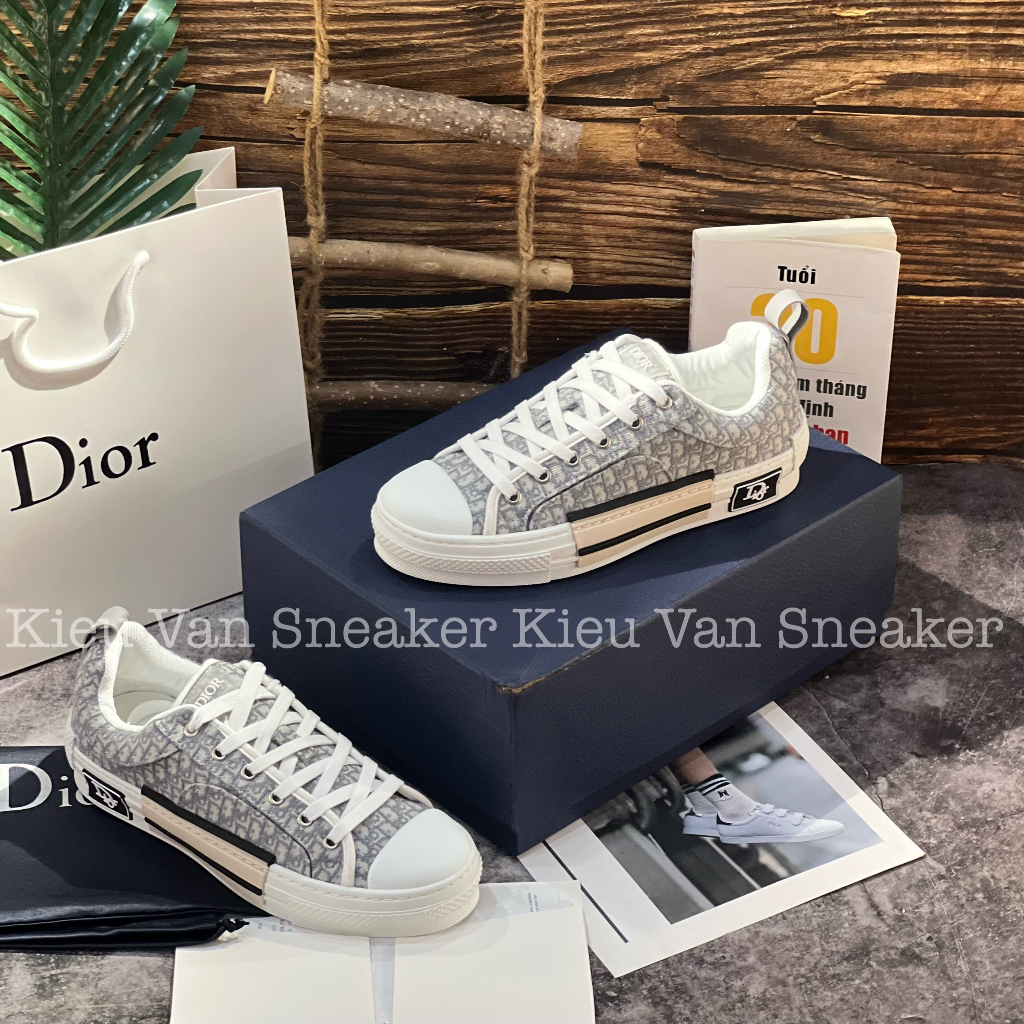 Dior B23 sneakers  high  With box Right Pull tab  Depop