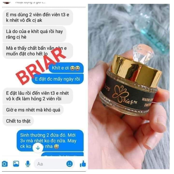 Viên Đặt Se Khít Vùng Kín Briar