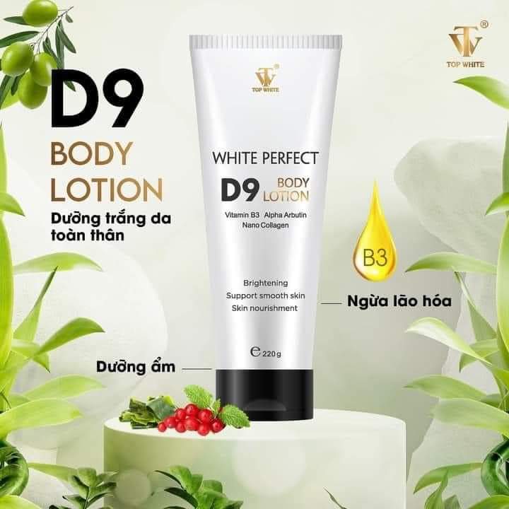 White perfect d9 kem dưỡng da body