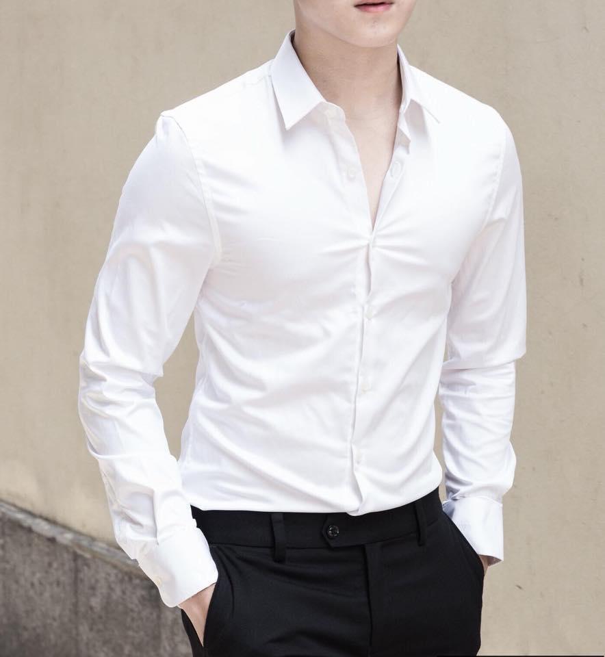 Áo sơ mi trắng hàn quốc ma01