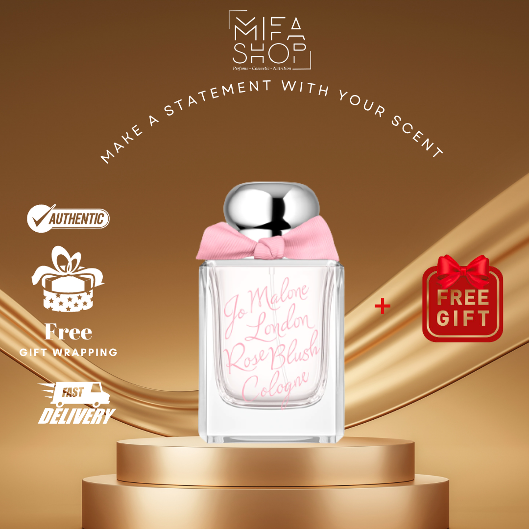 Nước hoa jo malone go malone london rose blush cologne chính hãng, hương thơm tươi mát thoảng mùi hoa hồng tinh tế, thanh lịch