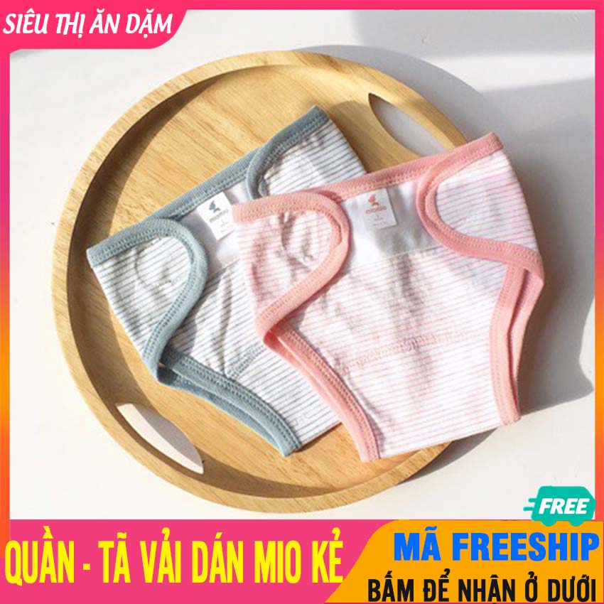 Tã Vải Dán Kẻ Cho Bé Sơ Sinh Mio Mio, Đủ Màu, Đủ Size Cho Bé Trai, Gái - Quần Đóng Bỉm, Bỉm Vải Giặt Được, Tã Quần ,Tã Dán, Tả Quần Cho Bé, Tả Vải Cho Bé, Quần Bim Vải, Tả Vải Dán, Tã Vải Giặt Được - ta quan mio