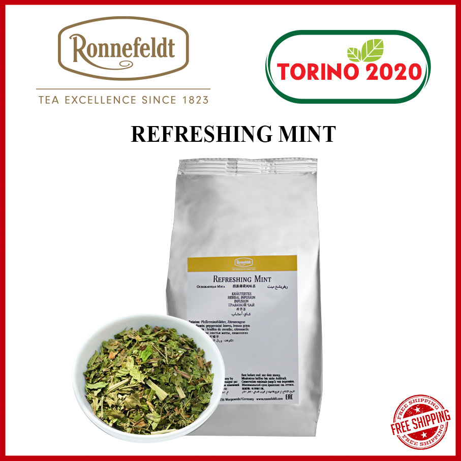 Trà lá Ronnefeldt tea - Trà lá Refreshing Mint gói 100g