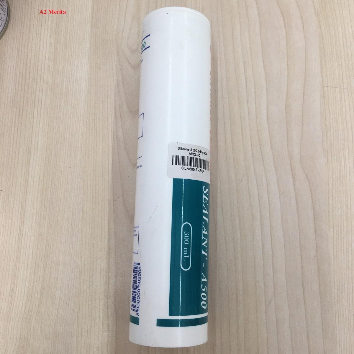 Combo 2 chai keo silicon apollo a500 trắng sữa