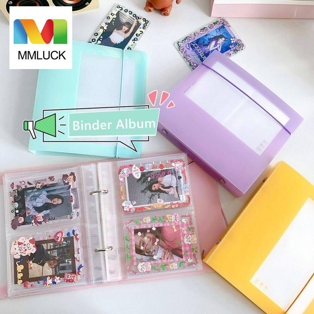 Mmluck sổ đựng thẻ album thần tượng 3 inch sổ đựng thẻ sổ đựng album ảnh kpop sổ đựng thẻ ảnh sổ thu thập sổ bìa lá rời
