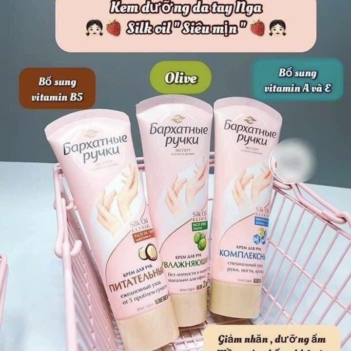 Kem dưỡng tay lụa Silky Hands của Nga 80ml