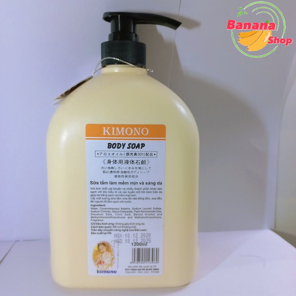 Chia sẻ: đã thích sữa tắm kimono cô gái nhật 1200ml chính hãng