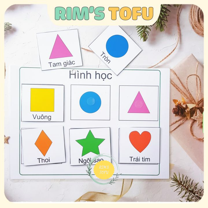 SALE! Học liệu bóc dán Tiếng Việt - Đồ chơi giáo dục sớm Montessori cho bé