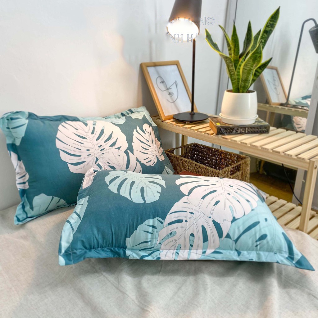 Vỏ gối nằm Lá khoai 45x65cm - Áo gối nằm mẫu Lá khoai