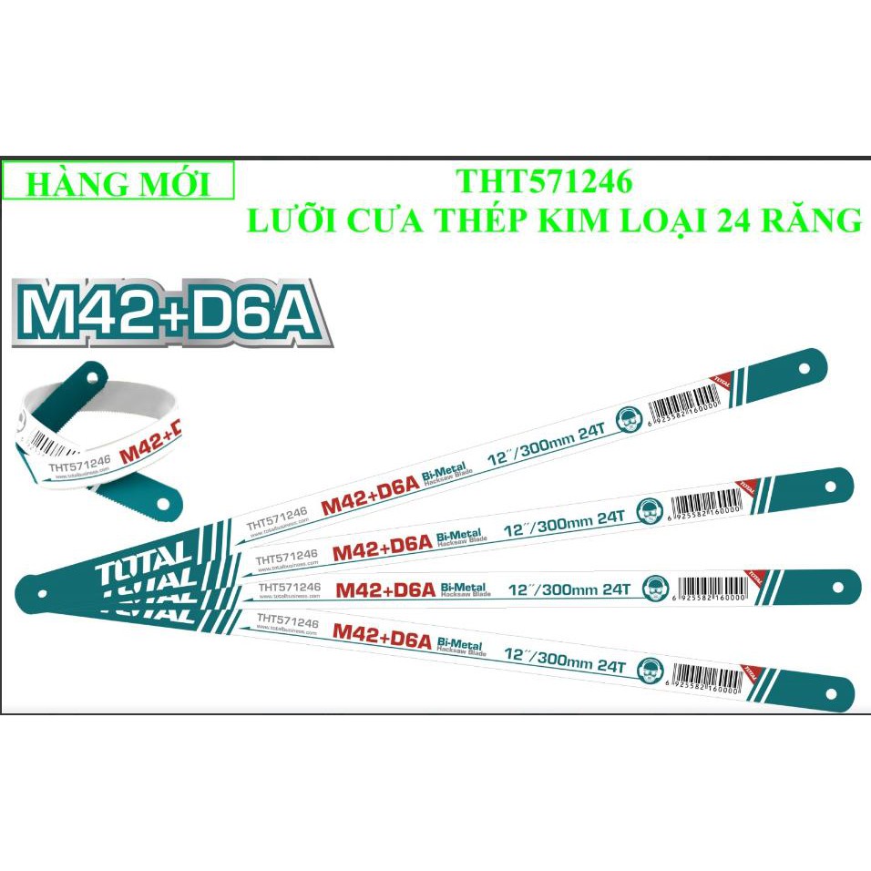 Lưỡi cưa thép kim loại total tht571246