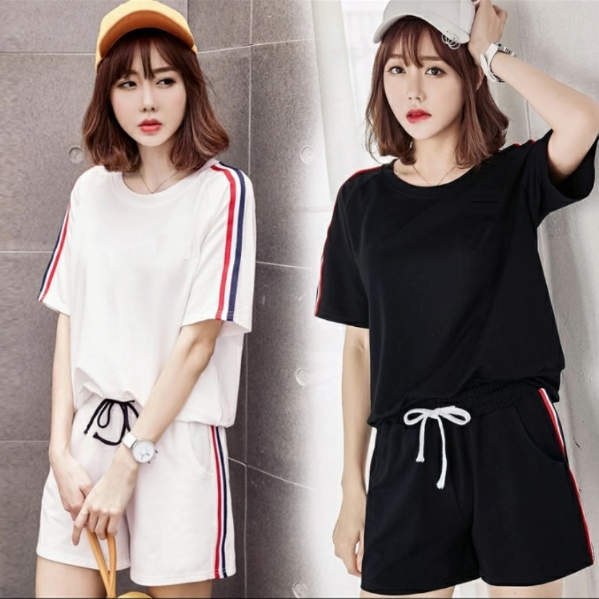 Đồ Bộ Ngủ Mặc Nhà Áo Thun Nữ + Quần Đùi Sọt Thể Thao Thời Trang Mới - BT Fashion (ĐN003)