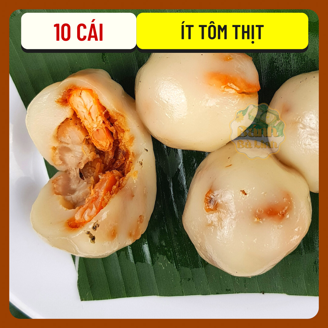 Bánh ít tôm thịt đặc sản đà nẵng, 10 cái, hương vị 100 năm - bánh bà linh