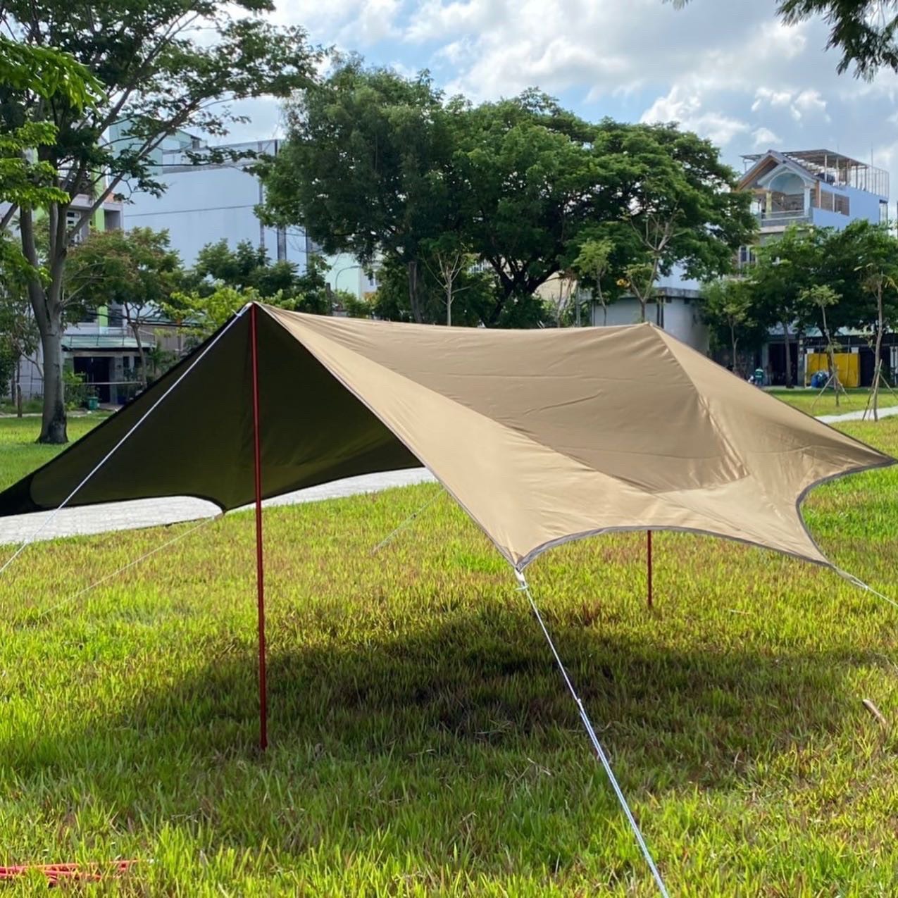 Tăng (Tarp) Nod Hexa 4,6m x 4,4m chống nóng- chống nước cực tốt