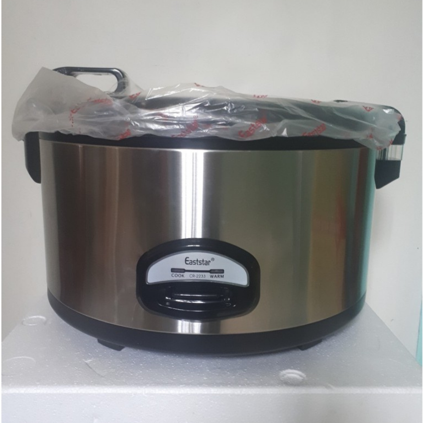 Nồi cơm điện công nghiệp eaststar-công nghệ hàn quốc- vung liền 24l-2500w-chống dính tốt -nấu cơm ngon nồi cơm điện,cỡ lớn,nấu nhanh,nồi bền đẹp,gía rẻ-bh 12 tháng