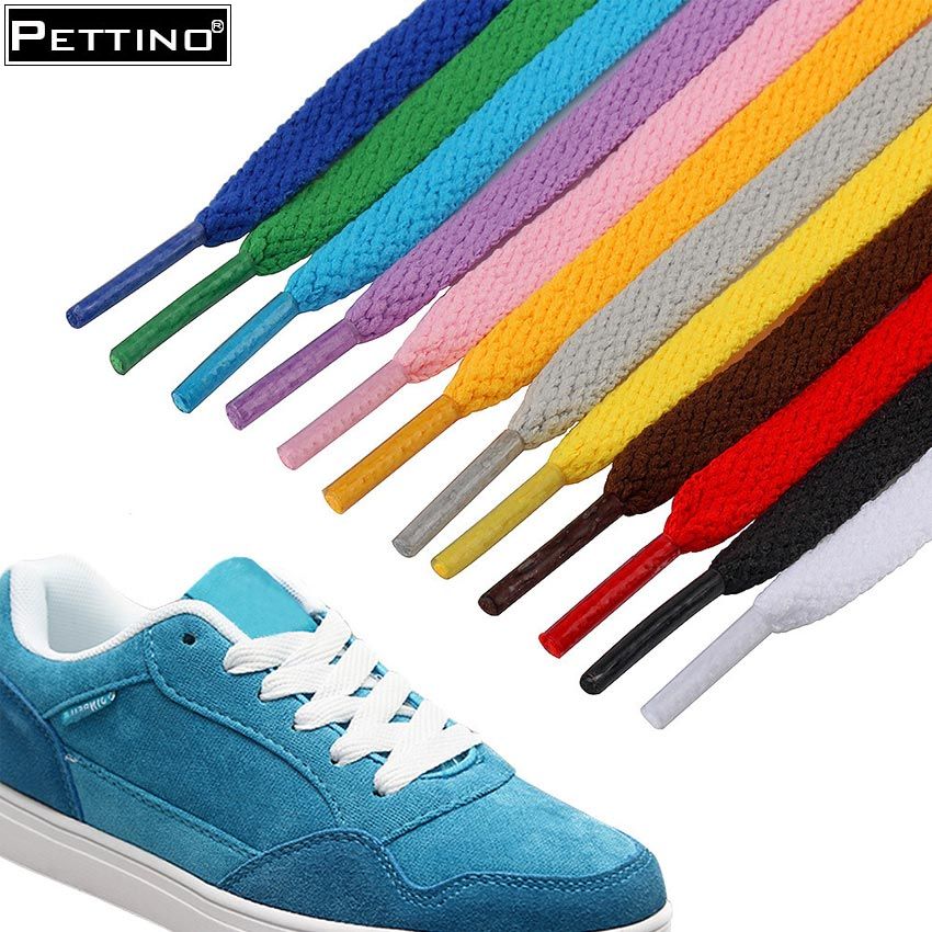 [VOUCHER 30K - MUA 2 GIẢM 5%] 01 cặp dây giày thể thao sneaker bản dẹt dài 1 mét, có nhiều màu sắc khác nhau thời trang PETTINO - LLLS01