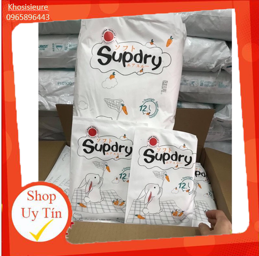 Tã Bỉm dán quần Supdry  nội địa quần M64/ L58/ XL52/XXL50