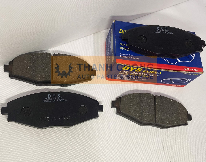 Bố thắng dĩa, má phanh trước xe daewoo lanos - matiz , hàng hàn quốc dys
