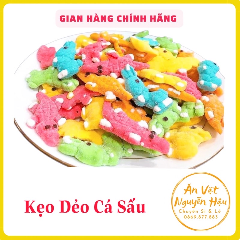 Kẹo dẻo trái cây cá sấu dễ thương - kẹo cá sấu tuổi thơ