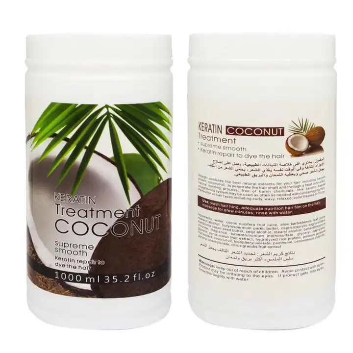 Kem ủ dưỡng tóc hấp tinh dầu dừa siêu mượt Keratin Coconut 1000ml