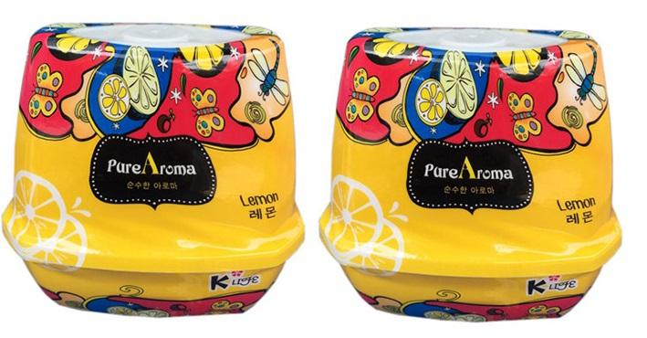 Bộ 2 hộp sáp thơm phòng khử mùi phòng tắm, phòng ngủ PureAroma 180g Hàn Quốc KL73
