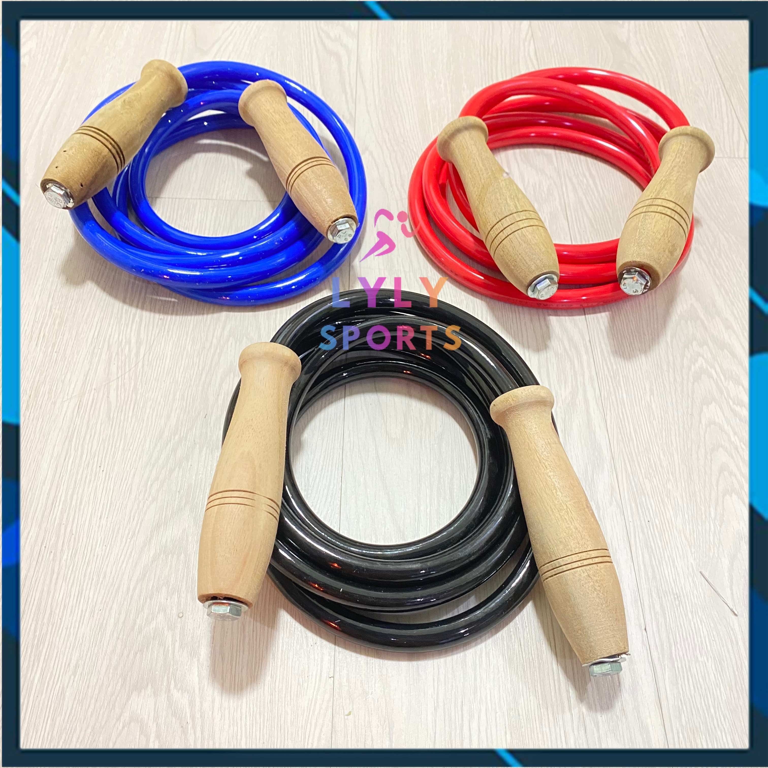 [Lấy mã freeship]Dây Nhảy thể lực Boxing muay Thái dài 2.6m-3m, dây nhảy cao su bản to nặng 500gr cao cấp siêu bền - RAY SPORTS