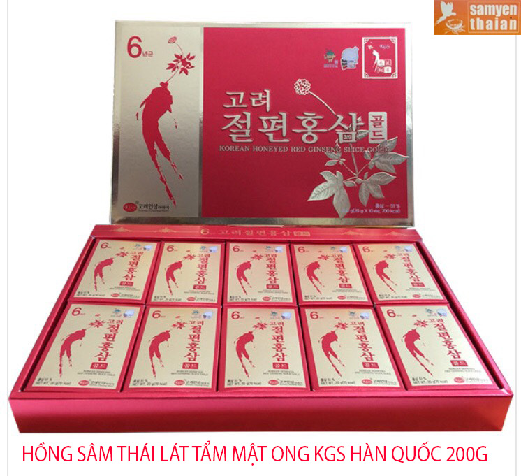 [FreeshipMAX] Hồng Sâm Thái Lát Tẩm Mật Ong KGS Hàn Quốc Thượng Hạng, giúp ăn ngon miêng, tăng cường bồi bổ sức khỏe, hồng sâm lát tẩm mât ong, sâm lát tẩm mật ong, sâm củ tẩm mật ong, hồng sâm tẩm mật ong, sâm ngâm mật ong, sâm yến Thái An.