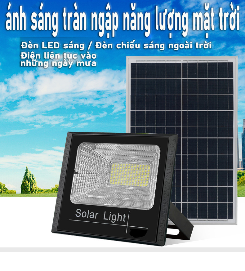 【Giao hàng cực nhanh】đèn led năng lượng mặt trời 25W 45W 80W 100W Dây nối dài 5m đèn led siêu sáng Năng Lượng Mặt Trời Chiếu Sáng đèn cầu thang Hộ Gia Đình Nông Thôn Đèn Chiếu Sáng Sân Vư